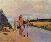 Claude Monet Hafen von Trouville Spain oil painting artist
